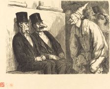 Bal de l'Opera: Tu t'amuses trop!, 1868. Creator: Etienne Carjat
