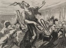 Bal de lopéra: vivent les flambards. Creator: Honoré Daumier (French, 1808-1879)