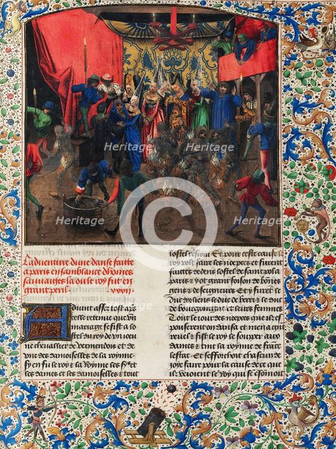Bal des Ardents, ca 1470-1475.