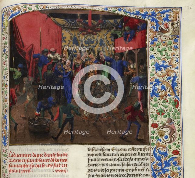 Bal des Ardents, ca 1470-1475. Creator: Anonymous.