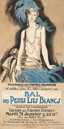 Bal des Petits Lits Blancs, 1922. Creator: Georges Barbier