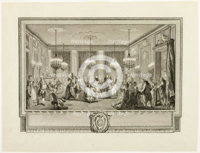 Bal Paré (The Jewel Ball), 1774. Creator: Antoine Jean Duclos.
