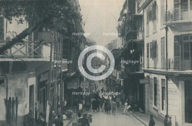 'Balconied Buildings of a Populous Trade Highway Running East and West, c1935. Artist: Unknown.