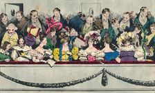Balcony at the theatre, 19th century? Creator: Unknown