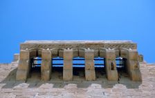 Balcony, Castle of Kolossi, near Limassol, Cyprus, 2001. Creator: Vivienne Sharp