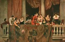 Balcony Scene at the Carnival 1879-1879, (c1902). Creator: Unknown