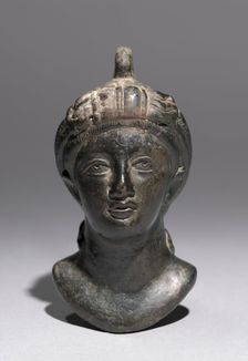 Balance Weight formed as the Bust of an Empress, c. 390-400. Creator: Unknown