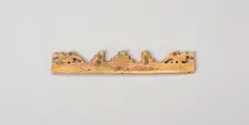 Balance-Beam Scale with Cut-Out Bird and Step Motifs, A.D. 500/1400. Creator: Unknown