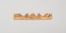 Balance-Beam Scale with Cut-Out Bird and Step Motifs, A.D. 500/1400. Creator: Unknown