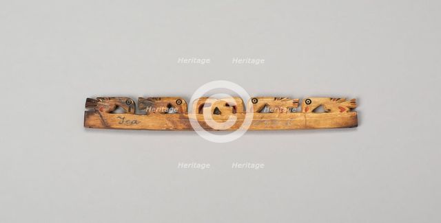 Balance-Beam Scale with Cut-Out Birds and Geometric Motifs, A.D. 500/800. Creator: Unknown.