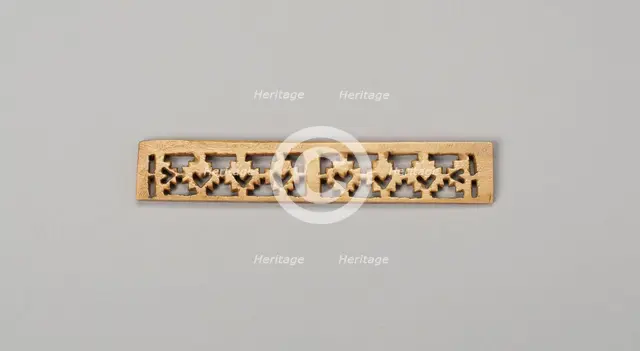 Balance-Beam Scale with Cut-Out Lattice-Like Design, A.D. 500/800. Creator: Unknown.