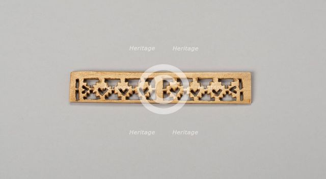 Balance-Beam Scale with Cut-Out Lattice-Like Design, A.D. 500/800. Creator: Unknown.