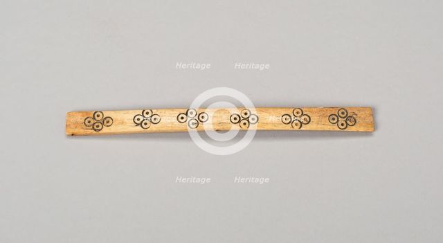 Balance-Beam Scale with Incised Circles in Diamond Pattern, A.D. 500/800. Creator: Unknown.