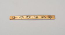 Balance-Beam Scale with Incised Circles in Diamond Pattern, A.D. 500/800. Creator: Unknown