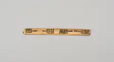 Balance-Beam Scale with Incised Circles in Paddle-like Design, A.D. 1000/1470. Creator: Unknown