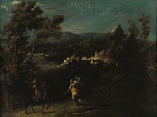 Balaam and the angel, c1615. Creator: Donducci (Il Mastelletta), Giovanni Andrea (1575-1655)