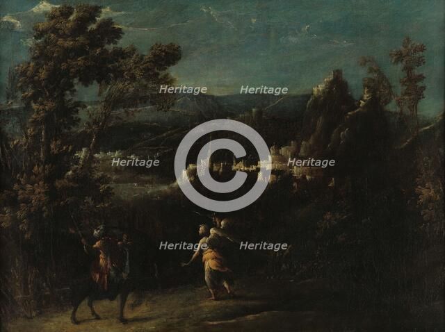 Balaam and the angel, c1615. Creator: Donducci (Il Mastelletta), Giovanni Andrea (1575-1655).