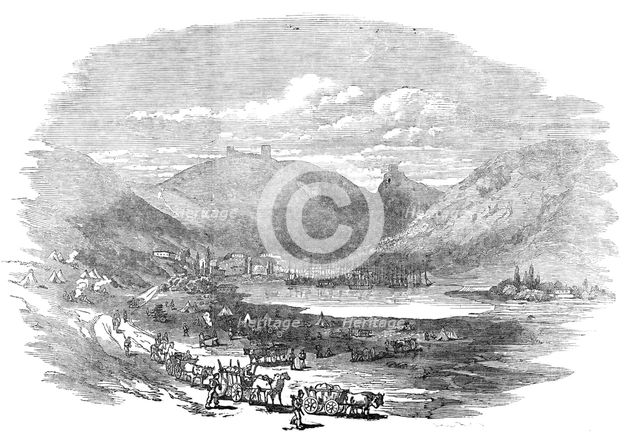 Balaclava - view inside the port, 1854. Creator: Unknown.