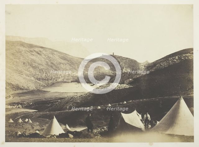 Balaklava, from Guard's Hill, 1855. Creator: Roger Fenton.
