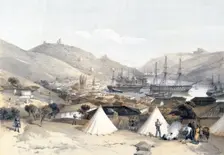 Balaklava Looking Towards the Sea 1855. Artist: W Walton