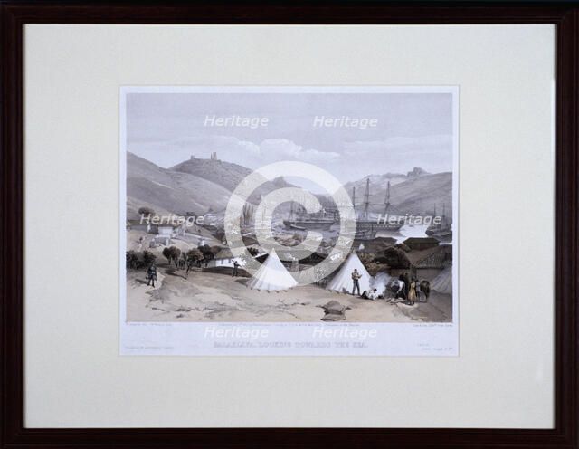 'Balaklava Looking Towards the Sea', 1855. Artist: W Walton