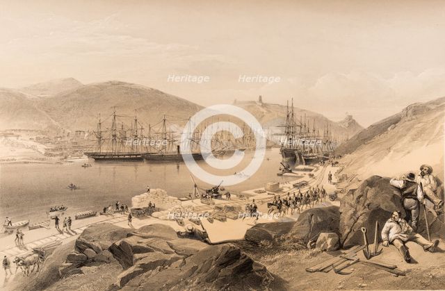 Balaklava. The Quays and the Shipping, 1855.