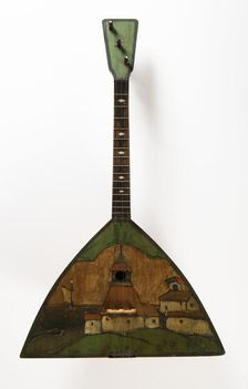 Balalaika, End 1890s. Creator: Workshop of Princess Maria Tenisheva in Talashkino