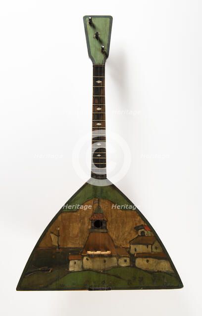 Balalaika, End 1890s. Creator: Workshop of Princess Maria Tenisheva in Talashkino.