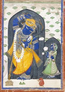 Balarama with Consort, Late 19th century. Creator: Unknown