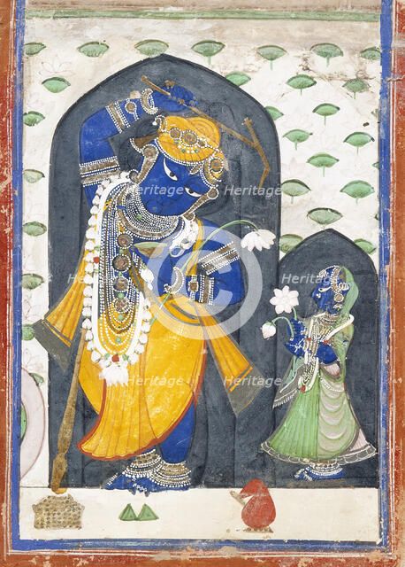 Balarama with Consort, Late 19th century. Creator: Unknown.