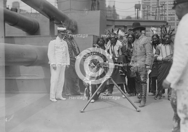 Bald Eagle on U.S.S. Recruit, 28 Jul 1917. Creator: Bain News Service.