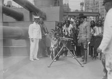 Bald Eagle on U.S.S. Recruit, 28 Jul 1917. Creator: Bain News Service