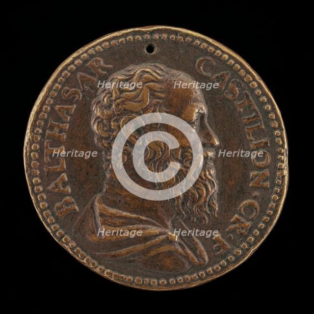 Baldassare Castiglione, 1478-1529, Author of "The Courtier" [obverse], c. 1518. Creator: Unknown.