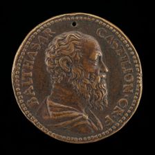 Baldassare Castiglione, 1478-1529, Author of "The Courtier" [obverse], c. 1518. Creator: Unknown