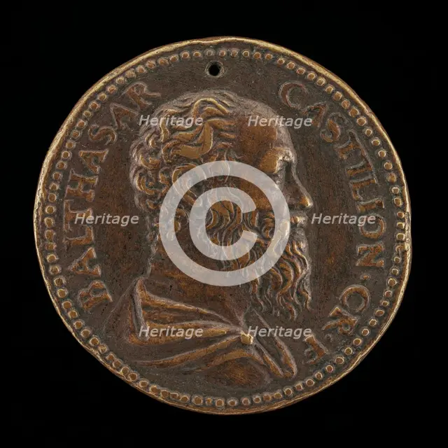 Baldassare Castiglione, 1478-1529, Author of "The Courtier" [obverse], c. 1518. Creator: Unknown.