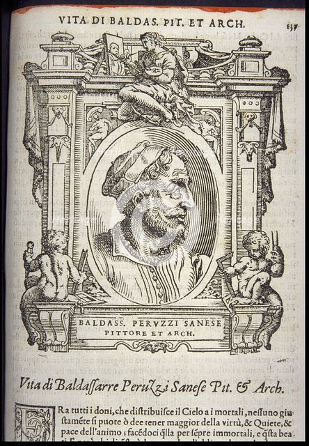 Baldassare Peruzzi, ca 1568.