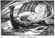 Balder's Funeral Ship 1925. Creator: Unknown