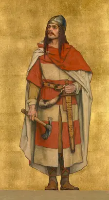 Baldwin VII (1093-1119), Count of Flanders, 1889. Creator: Vriendt, Albrecht de (1843-1900)