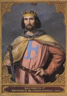 Baldwin I of Constantinople (1171-1205), 1845. Creator: Picot, François-Édouard (1786-1868)