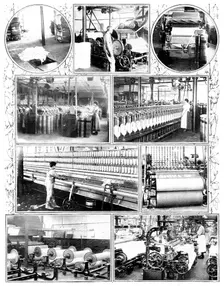 Bale to cloth: the transformation of "tree-wool"..., 1909. Creator: Unknown