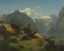 Balestrand, 1848. Creator: Hans Gude
