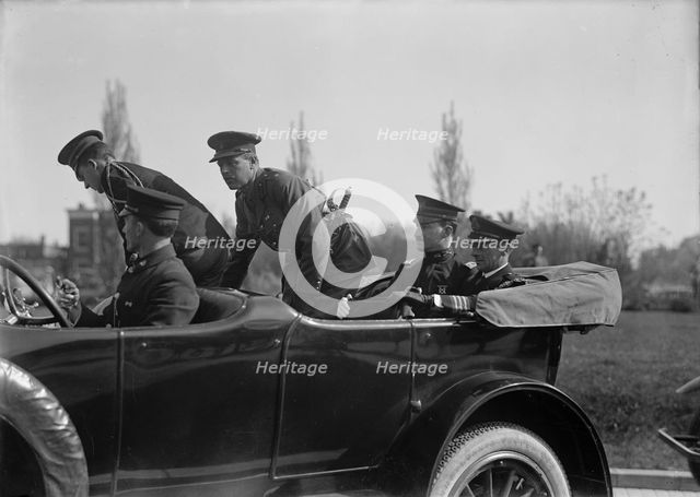Balfour, Arthur James, M.P, O.M, Head of British Commission To U.S. Arrival At Union Station..., 191 Creator: Harris & Ewing.