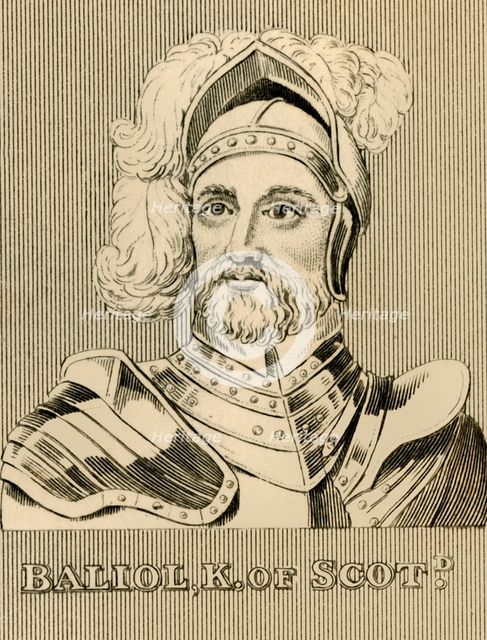'Baliol, K. of Scotland', (c1249-1314), 1830. Creator: Unknown.