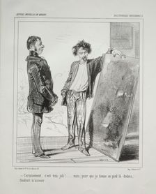 Baliverneries Parisiennes. Creator: Paul Gavarni (French, 1804-1866)