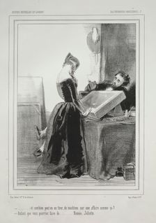 Baliverneries Parisiennes. Creator: Paul Gavarni (French, 1804-1866)