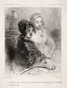 Baliverneries Parisiennes. Creator: Paul Gavarni (French, 1804-1866)