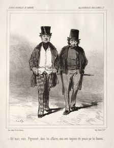 Baliverneries Parisiennes. Creator: Paul Gavarni (French, 1804-1866)