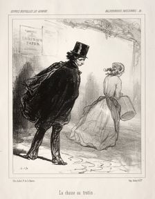Baliverneries Parisiennes. Creator: Paul Gavarni (French, 1804-1866)