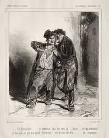 Baliverneries Parisiennes. Creator: Paul Gavarni (French, 1804-1866)