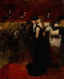 Ball at the Paris Opera. Artist: Forain, Jean-Louis (1852-1931)